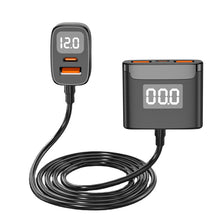 Load image into Gallery viewer, One For Four Car Charger QC3.0 Fast Charge 4USB Car Front And Rear Seat Car Charger, Style:, Standard Edition, Upgraded Edition