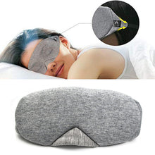 Load image into Gallery viewer, Wire Nose Adjustable Breathable Sleeping Eye Mask, Black, Gray