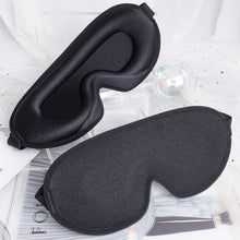 Load image into Gallery viewer, Three-Dimensional Breathable Hollow Sleep Shading Eye Mask, Black, Gray, Champagne Color, Color Matching