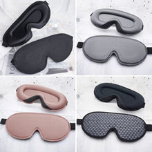 Load image into Gallery viewer, Three-Dimensional Breathable Hollow Sleep Shading Eye Mask, Black, Gray, Champagne Color, Color Matching