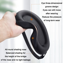 Load image into Gallery viewer, Three-Dimensional Breathable Hollow Sleep Shading Eye Mask, Black, Gray, Champagne Color, Color Matching