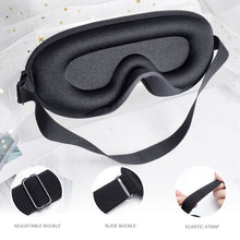 Load image into Gallery viewer, Three-Dimensional Breathable Hollow Sleep Shading Eye Mask, Black, Gray, Champagne Color, Color Matching