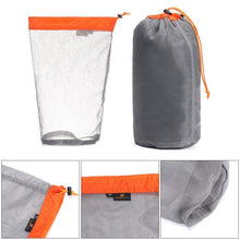Load image into Gallery viewer, LUCKSTONE WSD2005020 Lightweight Mesh Organizing Storage Bag, Size:, S (Gray Blue), M (Gray Orange), L (Gray Green), XL (Gray Blue), XXL (Gray Black), S (Black Blue), M (Black Orange), L (Black Green), XL (Black Blue), XXL (Black Black)                ...