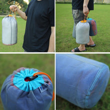 Load image into Gallery viewer, LUCKSTONE WSD2005020 Lightweight Mesh Organizing Storage Bag, Size:, S (Gray Blue), M (Gray Orange), L (Gray Green), XL (Gray Blue), XXL (Gray Black), S (Black Blue), M (Black Orange), L (Black Green), XL (Black Blue), XXL (Black Black)                ...