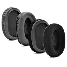 Load image into Gallery viewer, 1 Pair Memory Foam Earpads for Logitech Logitech G Pro/G Pro X, 1 Pair Black Protein Leather, 1 Pair Black Velvet Cloth, 1 Pair Blue Protein Skin, 1 Pair Blue Velvet Cloth