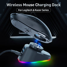 Load image into Gallery viewer, For Logitech G502 / GPW1 / 2 Wireless Mouse Charging Dock Stand, Black Woven, Black Stream, White Woven, White Stream
