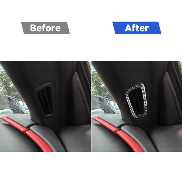 For Chevrolet Corvette C8 2pcs /Set A-Pillar Air Outlet Decorative Stickers