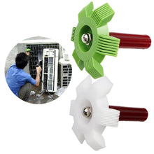 Load image into Gallery viewer, 2 PCS Air Conditioner Blade Condenser Cleaning Fin Comb Brush, Green, White