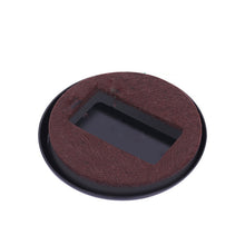 Load image into Gallery viewer, 5 PCS Computer Seat Pulley Holder Chair Roller Non-slip Pad, Square Bean-colored Felt Bottom, Square Brown Felt Bottom, Round Bean Color Plastic Bottom, Round Black Plastic Bottom