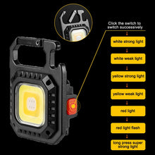 Load image into Gallery viewer, E-SMARTER W5130 Mini Keychain Strong Light Portable Flashlight, Specification:, Light, With Bracket