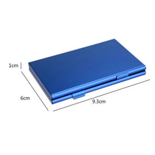 Load image into Gallery viewer, Game Card Storage Aluminum Alloy Organizer Pack For Nintendo Switch, Red, Blue, Black, Silver Gray