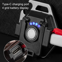 Load image into Gallery viewer, E-SMARTER W5131 Mini Keychain Strong Light Portable Flashlight, Specification:, Black, Tarnish, Black+Tripod, Tarnish+Tripod