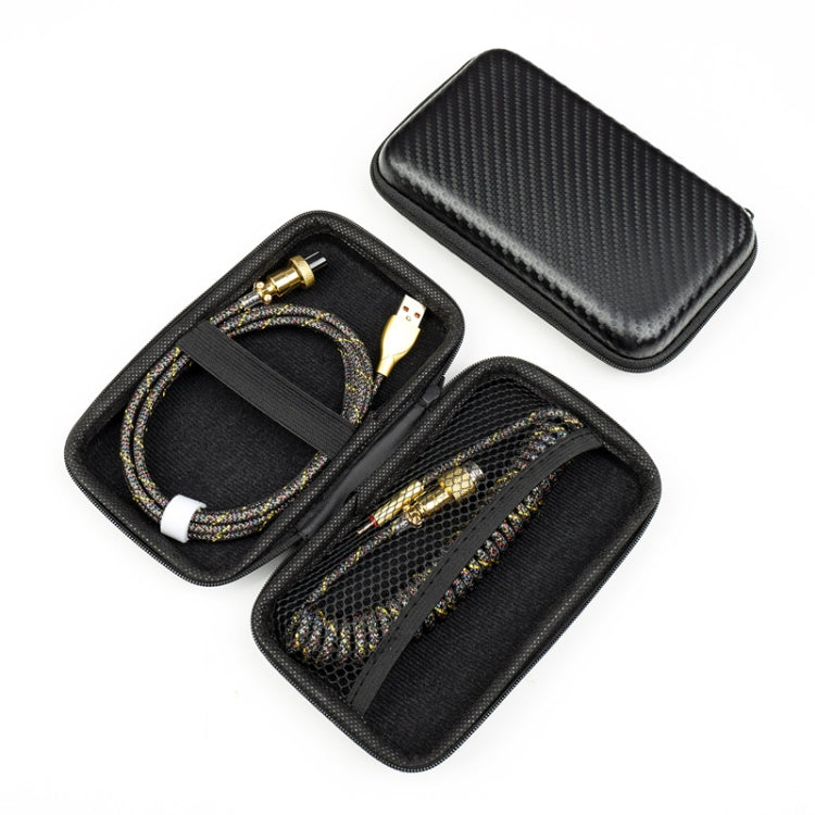 Mechanical Keyboard Spring Cable Gold-plated Aerial Plug, Yellow, Black
