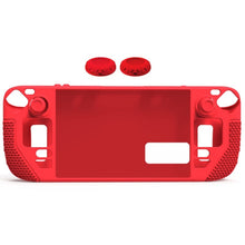 Load image into Gallery viewer, All-Inclusive Silicone Cover With Button Cap For Steam Deck, (Black), (Blue), (Red), (Pink)