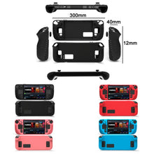 Load image into Gallery viewer, All-Inclusive Silicone Cover With Button Cap For Steam Deck, (Black), (Blue), (Red), (Pink)