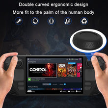 Load image into Gallery viewer, All-Inclusive Silicone Cover With Button Cap For Steam Deck, (Black), (Blue), (Red), (Pink)