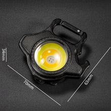 Load image into Gallery viewer, E-SMARTER W5133 Mini Keychain Strong Light Portable Flashlight, Specification:, Black, Black+Tripod
