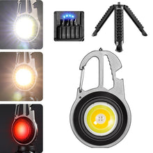 Load image into Gallery viewer, E-SMARTER W5137 Mini Wrench Glare Portable Flashlight, Specification:, Black+Screws, Tarnish+Screws, Black+Screws+Tripod, Tarnish+Screws+Tripod