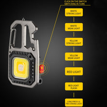 Load image into Gallery viewer, E-SMARTER W5138 Mini Bright Light Portable Flashlight, Specification:, Black, Tarnish, Black+Magnet, Tarnish+Magnet, Black+Bracket, Tarnish+Bracket, Black+Magnet+Bracket, Tarnish+Magnet+Bracket