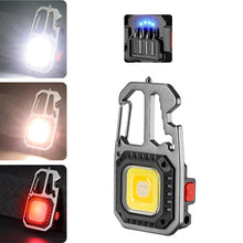 Load image into Gallery viewer, E-SMARTER W5138 Mini Bright Light Portable Flashlight, Specification:, Black, Tarnish, Black+Magnet, Tarnish+Magnet, Black+Bracket, Tarnish+Bracket, Black+Magnet+Bracket, Tarnish+Magnet+Bracket