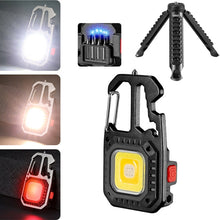 Load image into Gallery viewer, E-SMARTER W5138 Mini Bright Light Portable Flashlight, Specification:, Black, Tarnish, Black+Magnet, Tarnish+Magnet, Black+Bracket, Tarnish+Bracket, Black+Magnet+Bracket, Tarnish+Magnet+Bracket