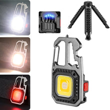 Load image into Gallery viewer, E-SMARTER W5138 Mini Bright Light Portable Flashlight, Specification:, Black, Tarnish, Black+Magnet, Tarnish+Magnet, Black+Bracket, Tarnish+Bracket, Black+Magnet+Bracket, Tarnish+Magnet+Bracket