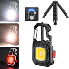 Load image into Gallery viewer, E-SMARTER W5138 Mini Bright Light Portable Flashlight, Specification:, Black, Tarnish, Black+Magnet, Tarnish+Magnet, Black+Bracket, Tarnish+Bracket, Black+Magnet+Bracket, Tarnish+Magnet+Bracket