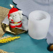 Load image into Gallery viewer, DIY Christmas Candle Aromatherapy Gypsum Silicone Mold, Shape:, Santa, Simple Christmas Tree, Triangular Christmas Tree, Christmas Gift, Single Stereo, Snow House 3, Single Christmas Cylinder, Origami Christmas Tree, 8 Cone Contest Christmas Tree      ...