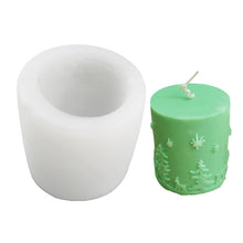 Load image into Gallery viewer, DIY Christmas Candle Aromatherapy Gypsum Silicone Mold, Shape:, Santa, Simple Christmas Tree, Triangular Christmas Tree, Christmas Gift, Single Stereo, Snow House 3, Single Christmas Cylinder, Origami Christmas Tree, 8 Cone Contest Christmas Tree      ...
