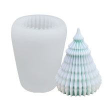 Load image into Gallery viewer, DIY Christmas Candle Aromatherapy Gypsum Silicone Mold, Shape:, Santa, Simple Christmas Tree, Triangular Christmas Tree, Christmas Gift, Single Stereo, Snow House 3, Single Christmas Cylinder, Origami Christmas Tree, 8 Cone Contest Christmas Tree      ...