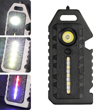 Load image into Gallery viewer, E-SMARTER W5136 Mini Keychain Strong Light Portable Flashlight, W5136 Black, W5136 Tarnish