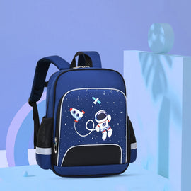 6623 Cartoon Load-reducing Children Schoolbag with Reflective Strips