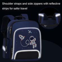 Load image into Gallery viewer, 6623 Cartoon Load-reducing Children Schoolbag with Reflective Strips