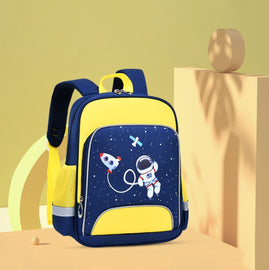 6623 Cartoon Load-reducing Children Schoolbag with Reflective Strips
