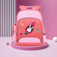 Load image into Gallery viewer, 6623 Cartoon Load-reducing Children Schoolbag with Reflective Strips