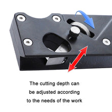 Load image into Gallery viewer, Adjustable Depth Woodworking Chamfering Planer, 1/4 Round Cutter Head, 1/8 Round Cutter Head, 3/16 Round Knife Head, Sharp Knife+Fillet Knife, 45 Degree Flat Cutter Head, Double Sharp Head, Dual Round Head, Cutter Head 7 PCS/Set