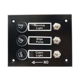 AOS3045 Switch Panel Marine Retrofit Each With Independent Fuse Protection, 3 Groups Shake Switch, 6 Groups Shake Switch