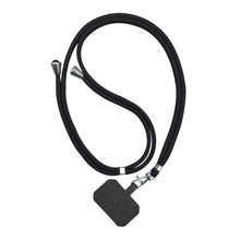 Load image into Gallery viewer, 2 PCS Phone Lanyard Adjustable Detachable Neck Cord with Card, Black, Red, Yellow, Sky Blue, Wine Red, Light Gray, Dark Gray, Dark Blue, White