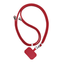 Load image into Gallery viewer, 2 PCS Phone Lanyard Adjustable Detachable Neck Cord with Card, Black, Red, Yellow, Sky Blue, Wine Red, Light Gray, Dark Gray, Dark Blue, White
