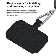 Load image into Gallery viewer, 2 PCS Phone Lanyard Adjustable Detachable Neck Cord with Card, Black, Red, Yellow, Sky Blue, Wine Red, Light Gray, Dark Gray, Dark Blue, White