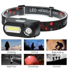 Load image into Gallery viewer, E-SMARTER USB Charging Headlight Outdoor Emergency Head Lamp, Style: Indication Version, Without Battery, Without Battery Indication Version