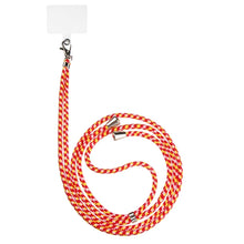 Load image into Gallery viewer, 3 PCS Phone Lanyard Adjustable Detachable Neck Cord With Card, NO.25 Yellow Pink Gray, NO.46 red pink yellow