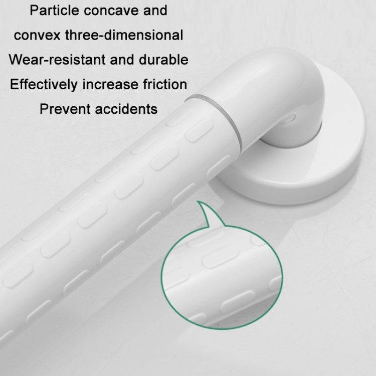 Kuaierte Bathroom Stainless Steel Safety Anti-Slip Disabled/Elderly Handrails, 38cm (White), 48cm (White), 58cm (White), 68cm (White), 38cm (Yellow), 48cm (Yellow), 58cm (Yellow), 68cm (Yellow)