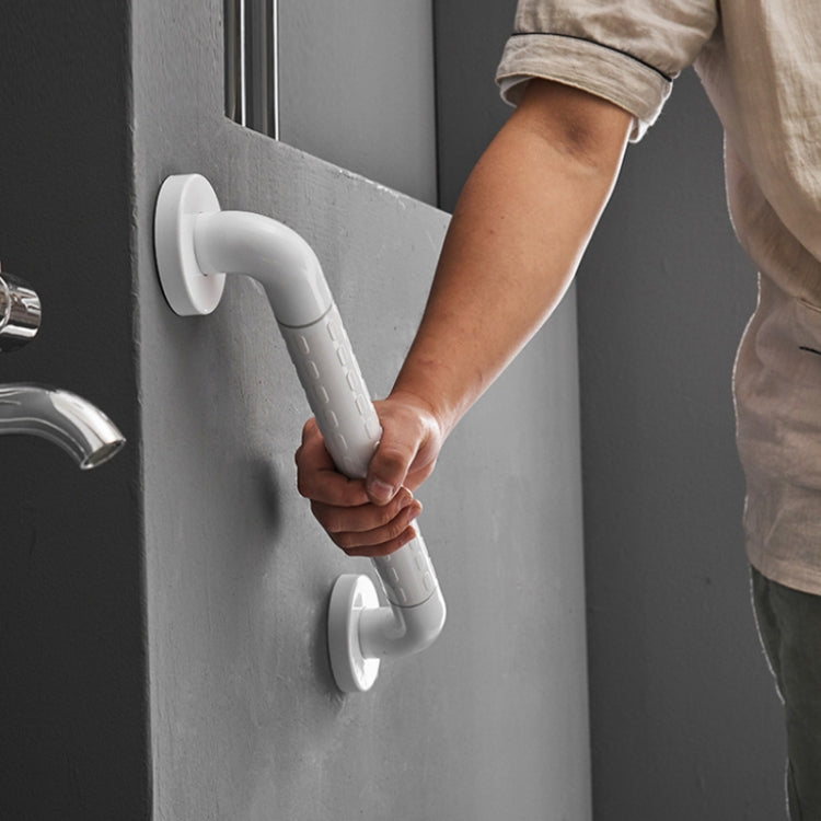 Kuaierte Bathroom Stainless Steel Safety Anti-Slip Disabled/Elderly Handrails, 38cm (White), 48cm (White), 58cm (White), 68cm (White), 38cm (Yellow), 48cm (Yellow), 58cm (Yellow), 68cm (Yellow)