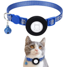 Load image into Gallery viewer, Pet Cat Reflective Collar with Bell for AirTag 2nd Gen / AirTag 1st Gen, Blue, Purple, Black, Pink, Orange, Light Green, Rose Red, Green, Yellow