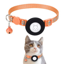 Load image into Gallery viewer, Pet Cat Reflective Collar with Bell for AirTag 2nd Gen / AirTag 1st Gen, Blue, Purple, Black, Pink, Orange, Light Green, Rose Red, Green, Yellow