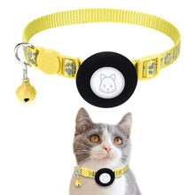 Load image into Gallery viewer, Pet Cat Reflective Collar with Bell for AirTag 2nd Gen / AirTag 1st Gen, Blue, Purple, Black, Pink, Orange, Light Green, Rose Red, Green, Yellow