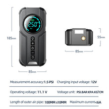 Load image into Gallery viewer, YX1819 Car Wired Portable Air Pump Electric Vehicle Tire High Power Inflator, YX1819 Wired
