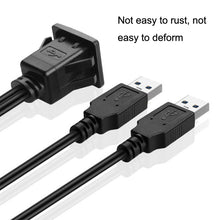 Load image into Gallery viewer, RF-56 Dual-port USB3.0 Waterproof Cable Car Dashboard Audio Extension Line, Cable Length: 1m, Dashboard Audio Extension Line