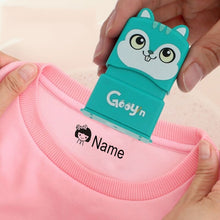 Load image into Gallery viewer, Clothing Seal For Children Kindergarten Student Name Photosensitive Seal, Green, Pink